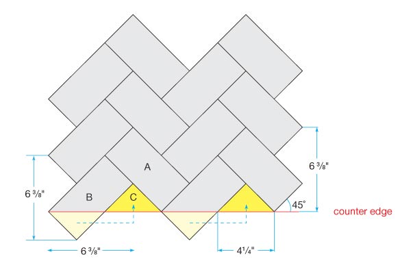 aspect-herringbone-installation