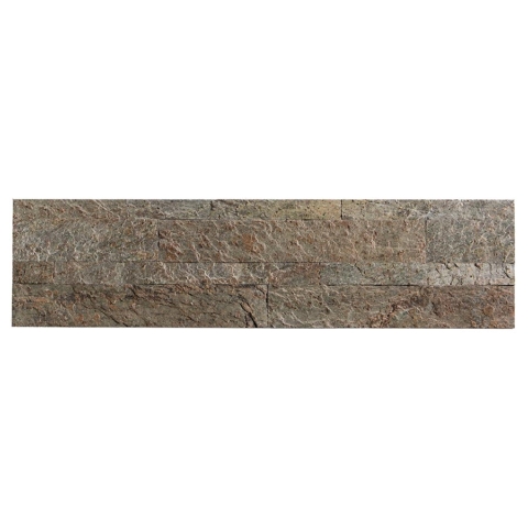 Aspect Stone Backsplash Tile in Tarnished Quartz