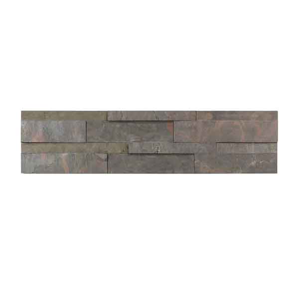Aspect Stone Backsplash Tile in Raised Kilnstone